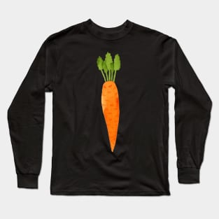 Watercolor ripe carrot Long Sleeve T-Shirt